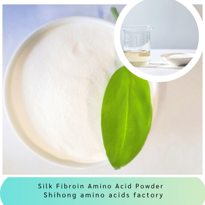 Skin Hair Hand Saas Silk Fibroin Amino Acid White Powder Full Water Soluble PH 5-7
