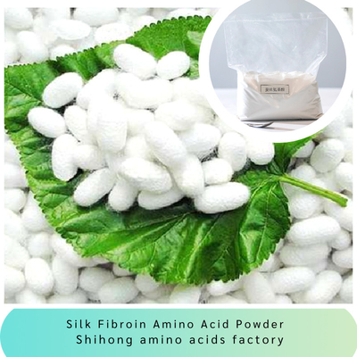Skin Hair Hand Saas Silk Fibroin Amino Acid White Powder Full Water Soluble PH 5-7