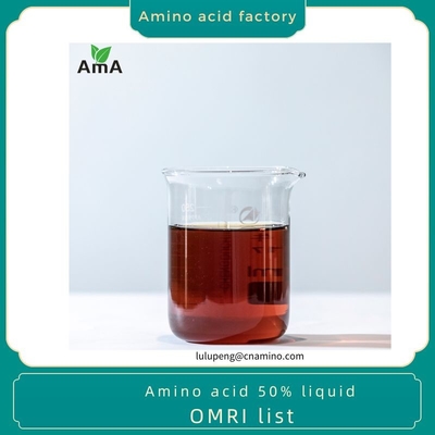 Organic Plant Fertilizer Solution: Certified OMRI amino acid 50% Liquid Plant Fertilizer for Organic Farming & Gardening