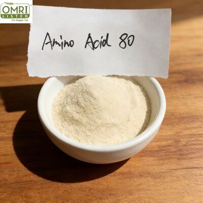 80% Enzymatic Amino Acid Organic Nitrogen 16% Fertilizer Material For Plants